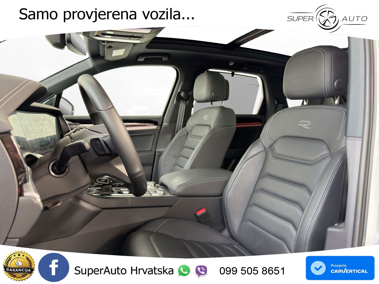 Volkswagen Touareg 3.0 V6 TDI (286 KS) 4MOTION Tiptronic R-Line ZRAČNI+ACC+GR SJED+KAM+PANO