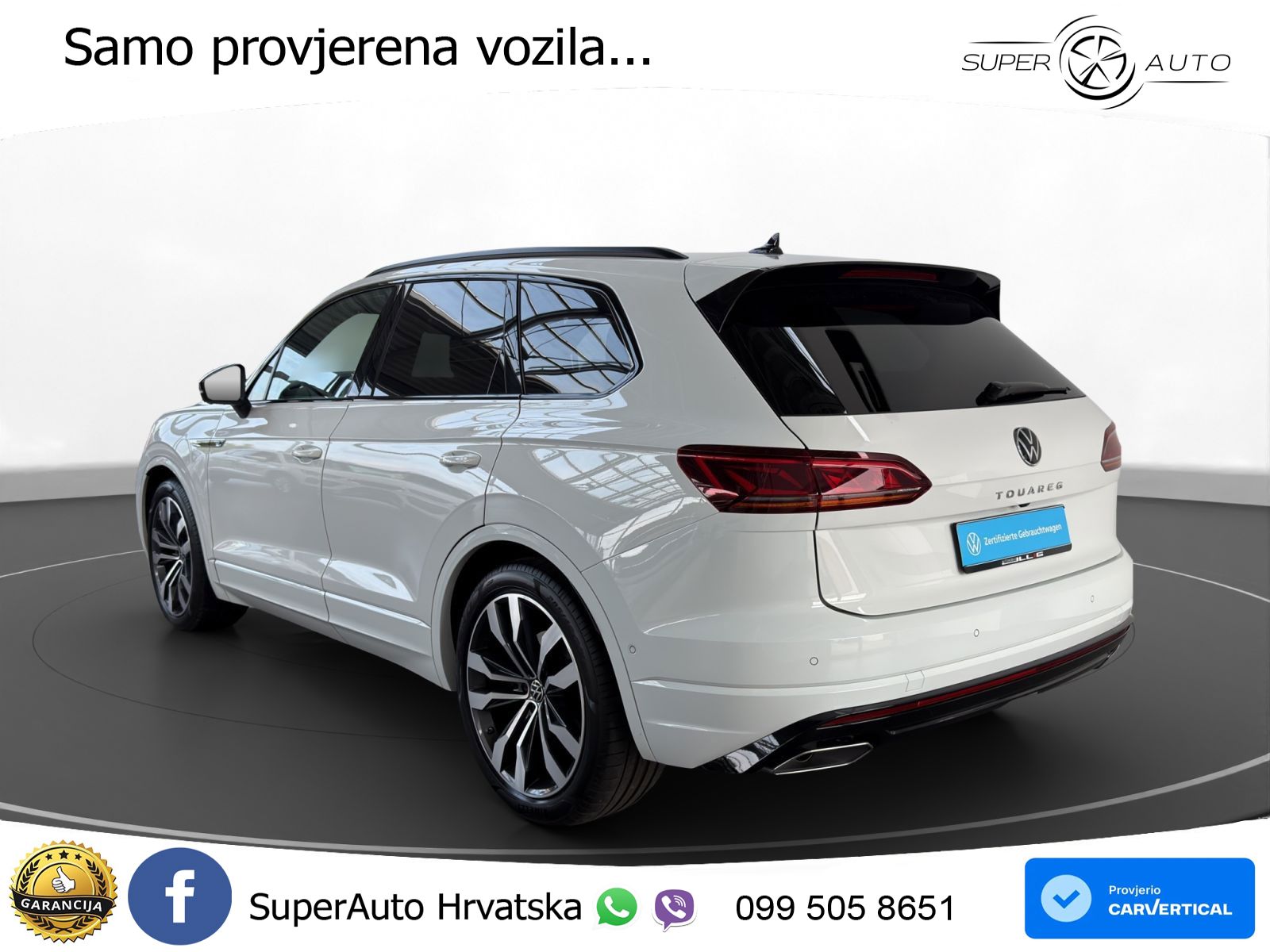 Volkswagen Touareg 3.0 V6 TDI (286 KS) 4MOTION Tiptronic R-Line ZRAČNI+ACC+GR SJED+KAM+PANO
