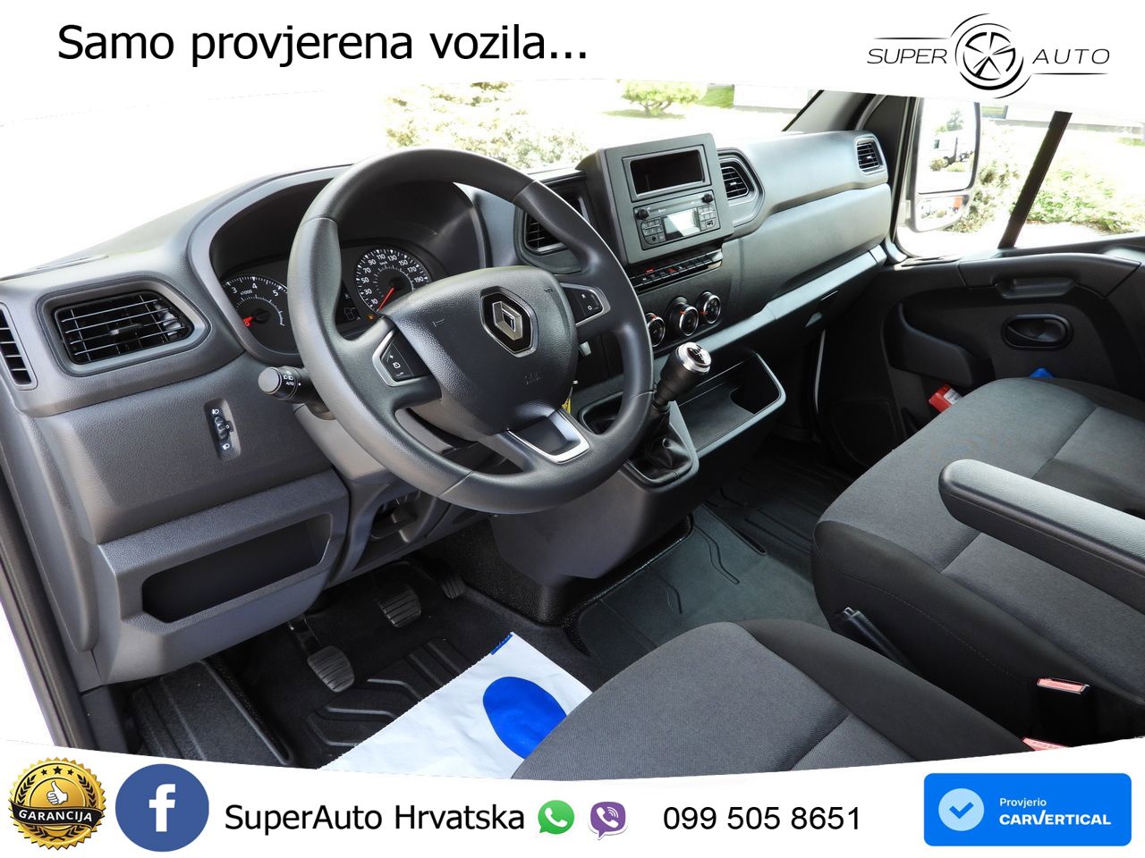 Renault MASTER KOFFER 8 PALETTEN TEMPOMAT LED LEUCHTEN 165 KS