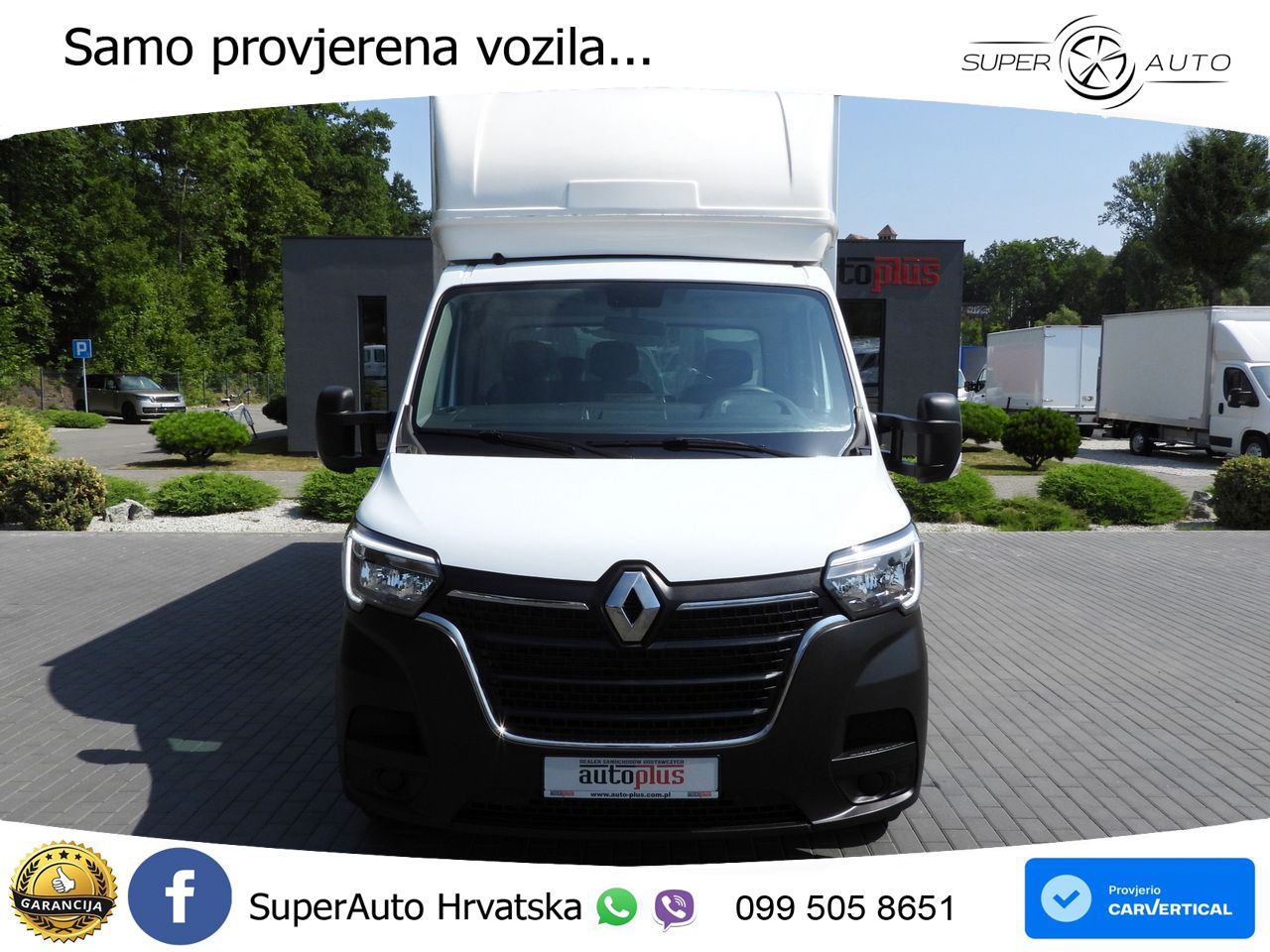 Renault MASTER KOFFER 8 PALETTEN TEMPOMAT LED LEUCHTEN 165 KS