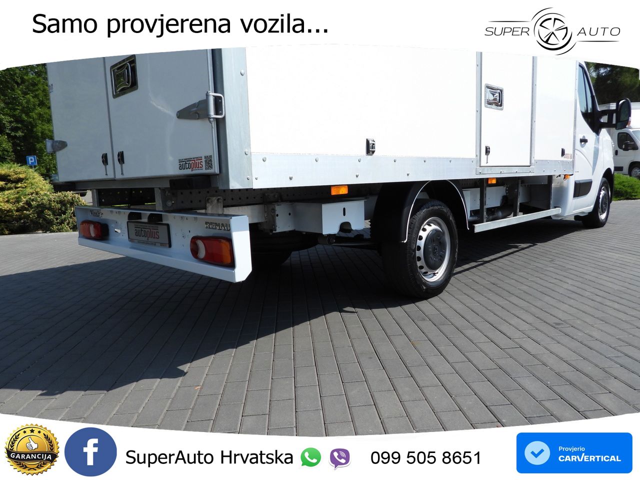 Renault MASTER KOFFER 8 PALETTEN TEMPOMAT LED LEUCHTEN 165 KS