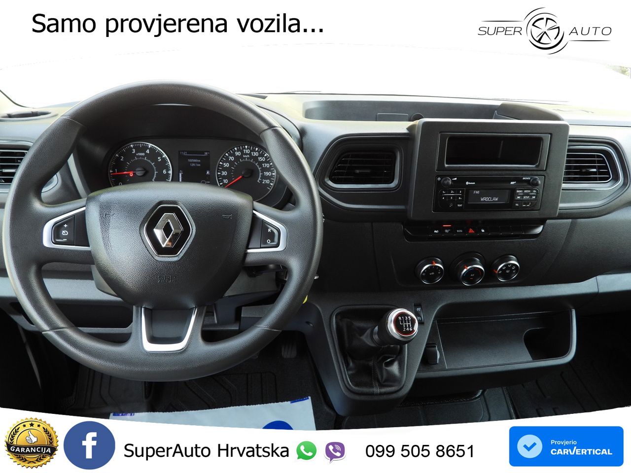Renault MASTER KOFFER 8 PALETTEN TEMPOMAT LED LEUCHTEN 165 KS