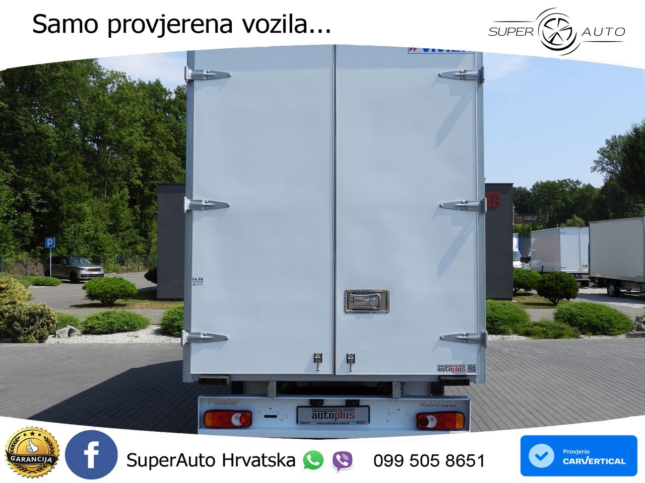 Renault MASTER KOFFER 8 PALETTEN TEMPOMAT LED LEUCHTEN 165 KS