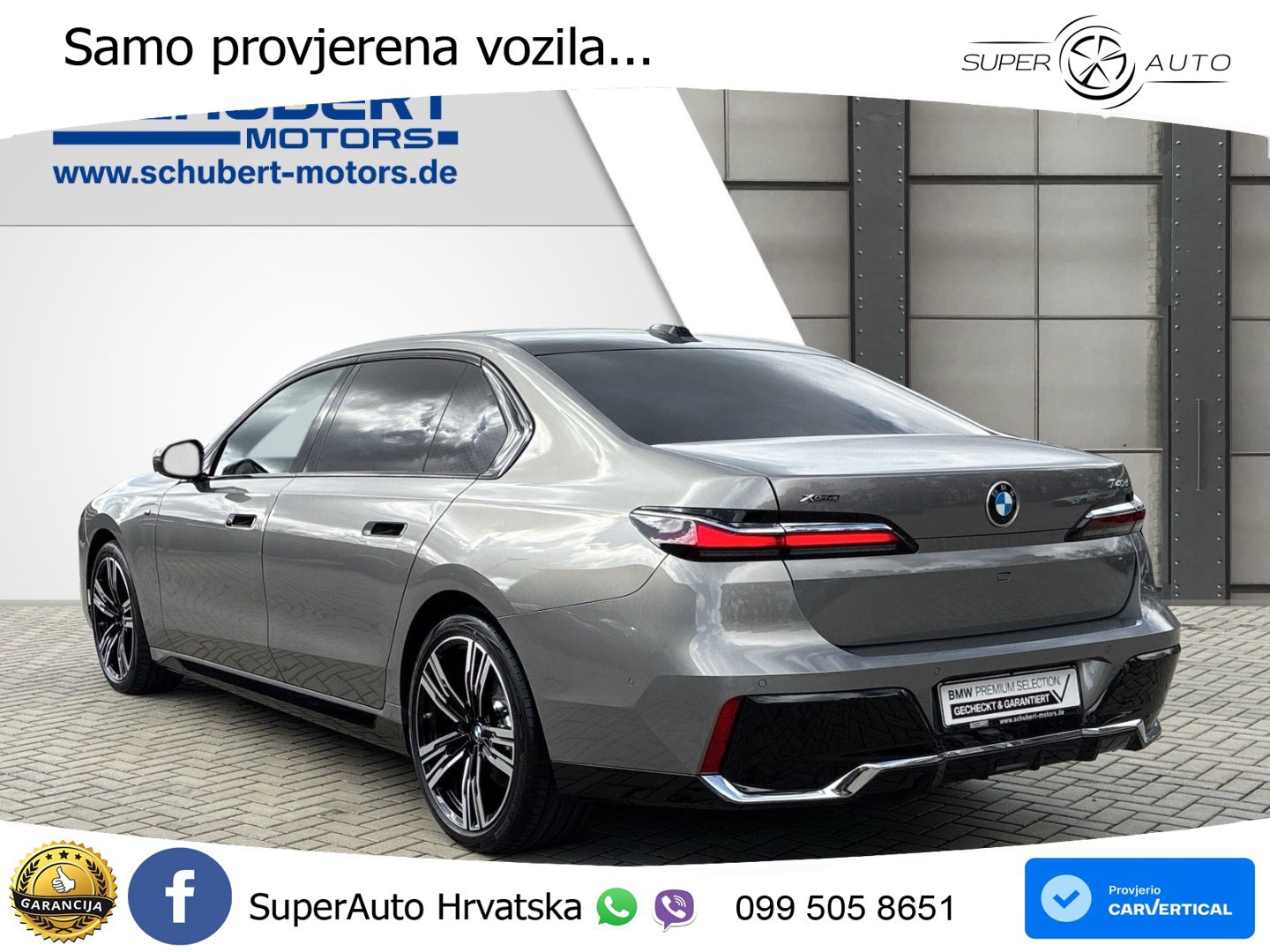 BMW 740d (299 KS) xDrive Steptronic M Sport ZRAČNI+ACC+GR SJED+KAM+PANO
