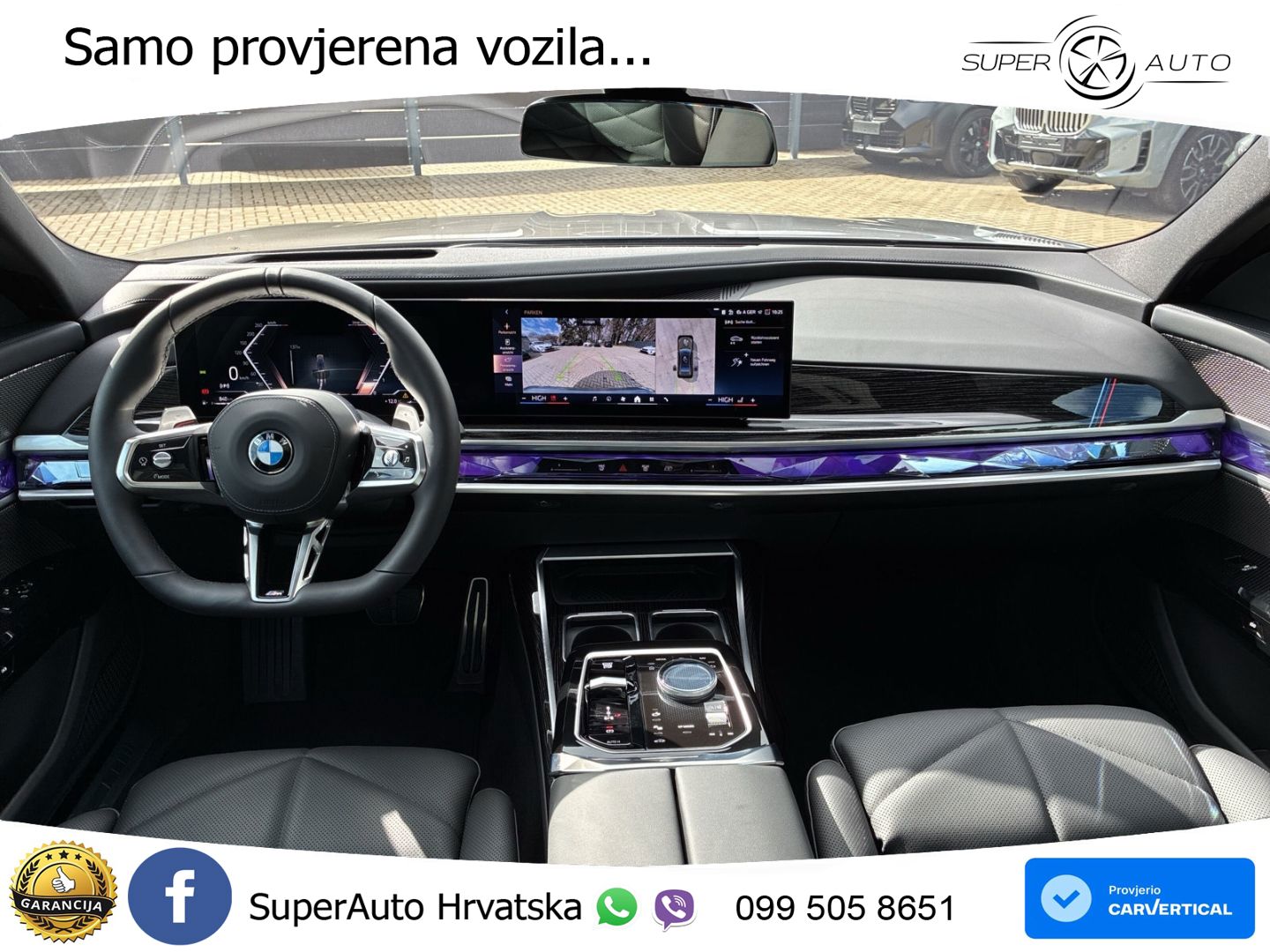 BMW 740d (299 KS) xDrive Steptronic M Sport ZRAČNI+ACC+GR SJED+KAM+PANO