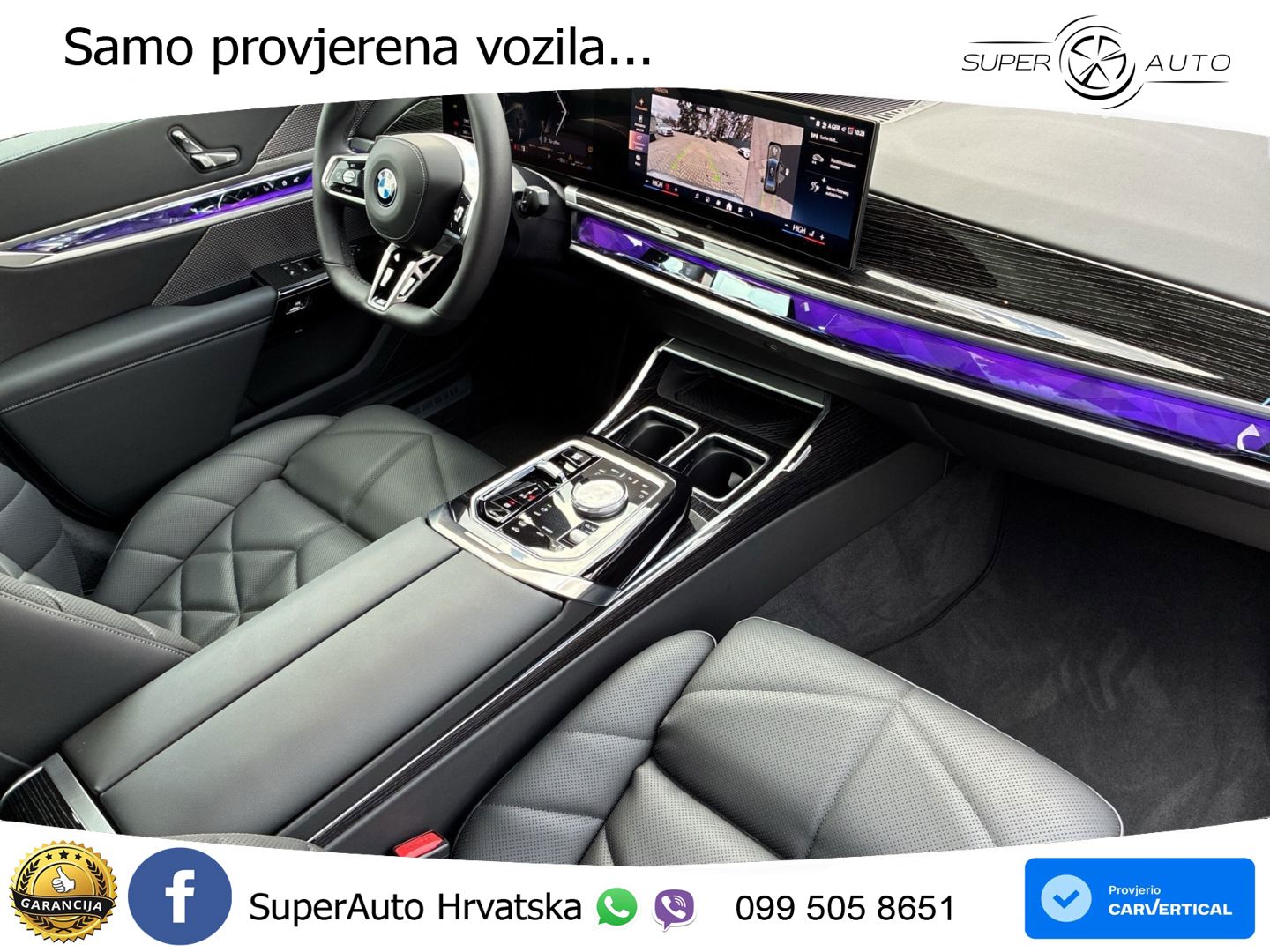 BMW 740d (299 KS) xDrive Steptronic M Sport ZRAČNI+ACC+GR SJED+KAM+PANO