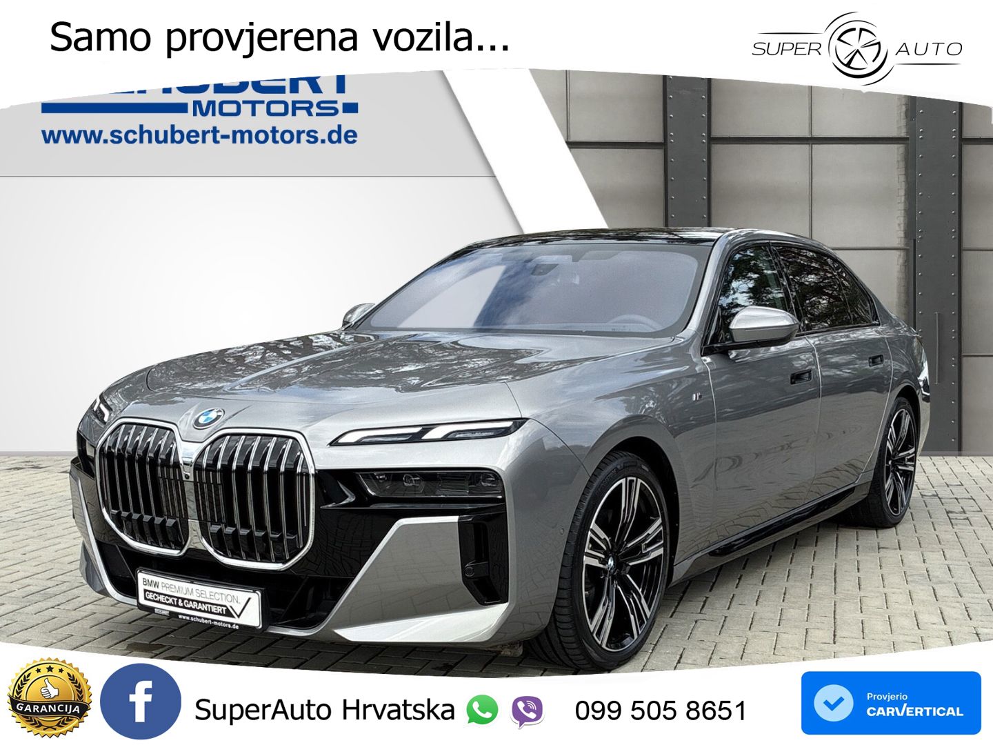 BMW 740d (299 KS) xDrive Steptronic M Sport ZRAČNI+ACC+GR SJED+KAM+PANO