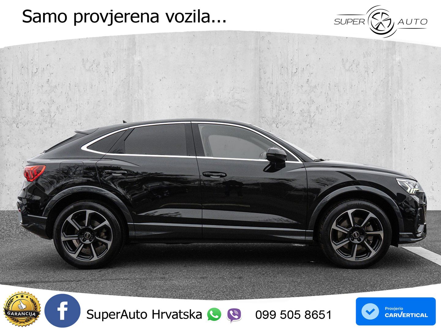 Audi Q3 II Sportback 40 TFSI (190 KS) quattro S tronic LED+GR SJED+ACC