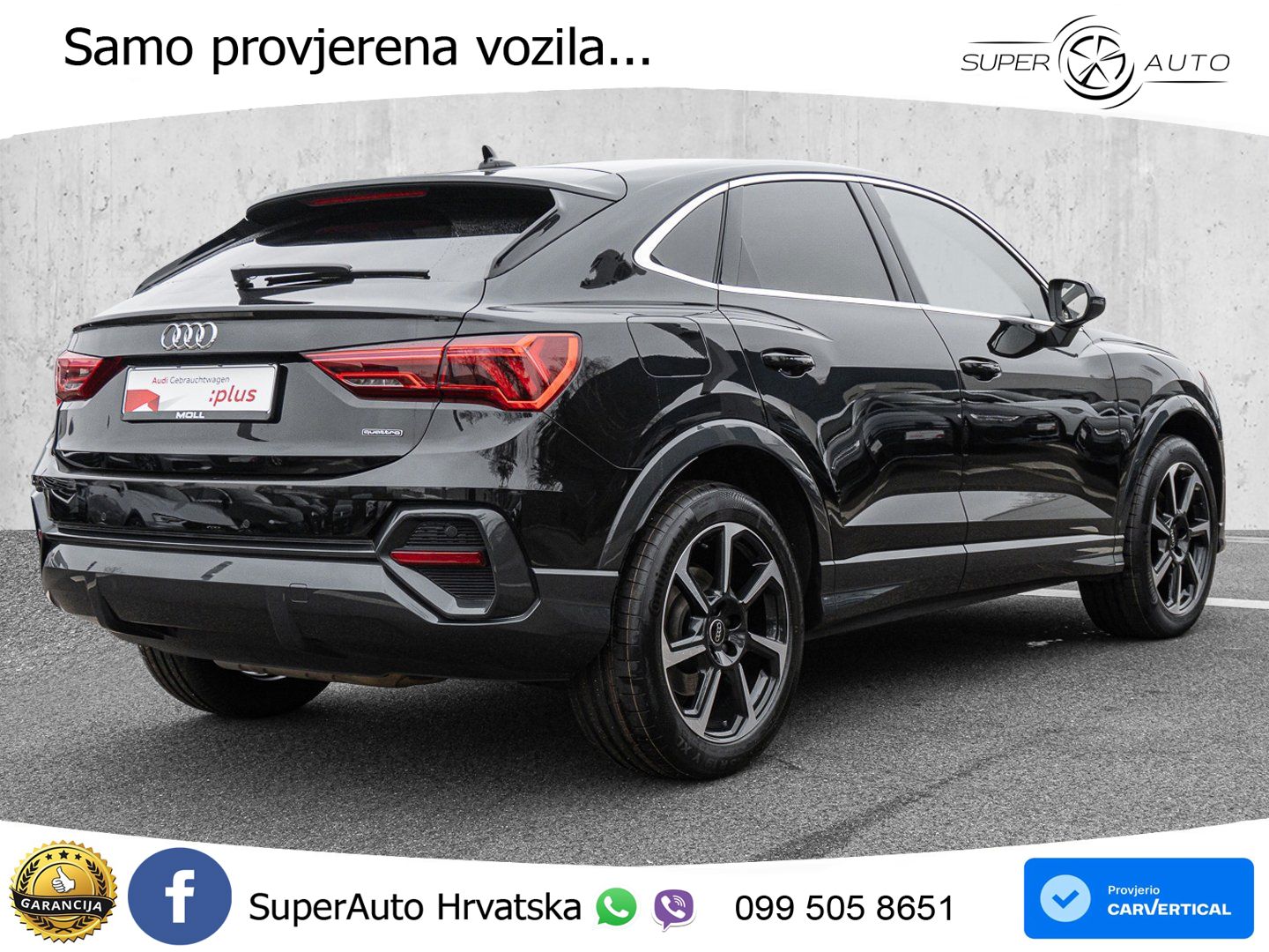 Audi Q3 II Sportback 40 TFSI (190 KS) quattro S tronic LED+GR SJED+ACC