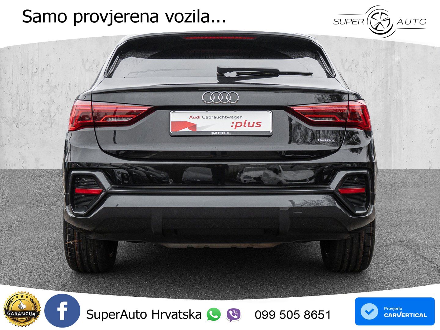 Audi Q3 II Sportback 40 TFSI (190 KS) quattro S tronic LED+GR SJED+ACC