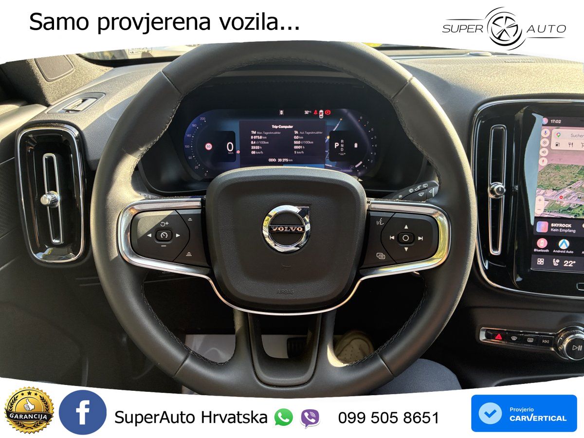 Volvo XC40 2.0 B3 163 KS Automatic LED+GR SJED+ACC