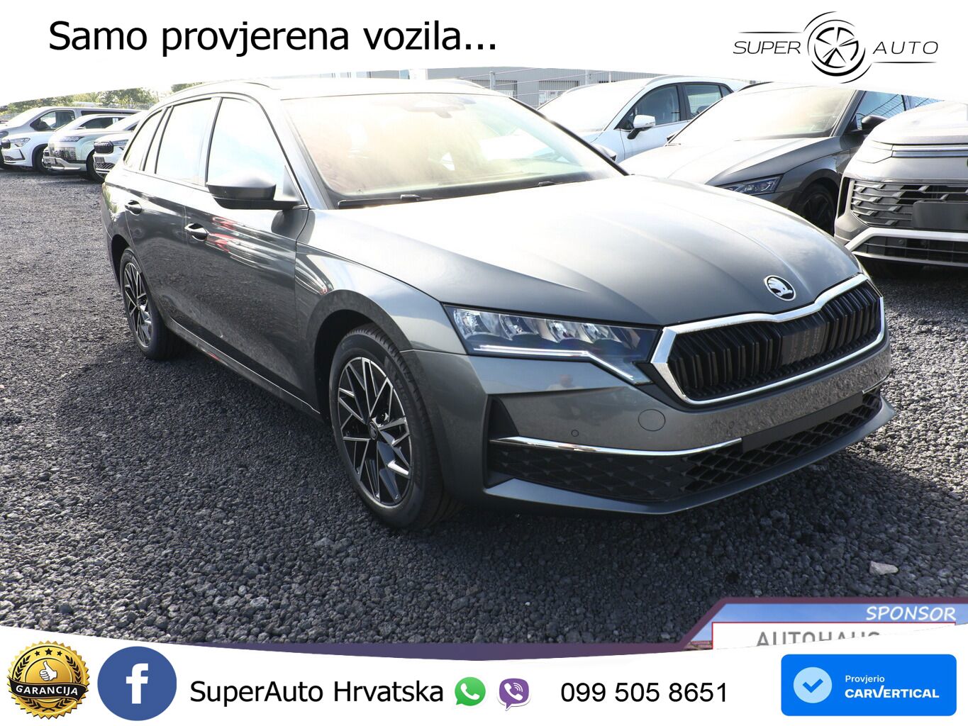 Škoda Octavia Combi 2.0 TDI (150 KS) DSG LED+GR SJED+ACC