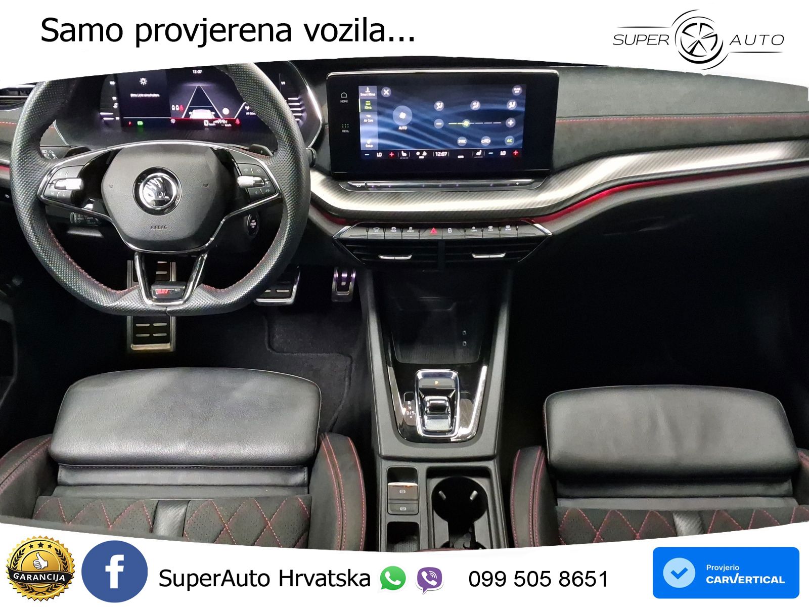 Škoda Octavia Combi RS 2.0 TDI (200 KS) DSG LED+GR SJED+ACC