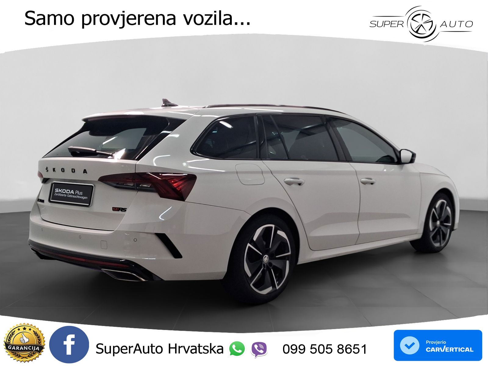 Škoda Octavia Combi RS 2.0 TDI (200 KS) DSG LED+GR SJED+ACC