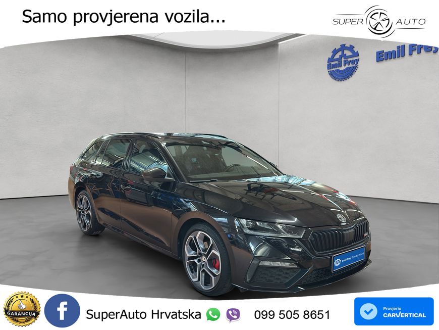 Škoda Octavia Combi RS 2.0 TDI (200 KS) 4x4 DSG LED+GR SJED+ACC