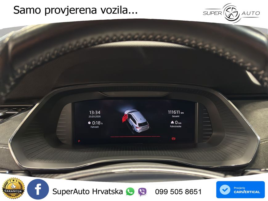 Škoda Octavia Combi RS 2.0 TDI (200 KS) 4x4 DSG LED+GR SJED+ACC