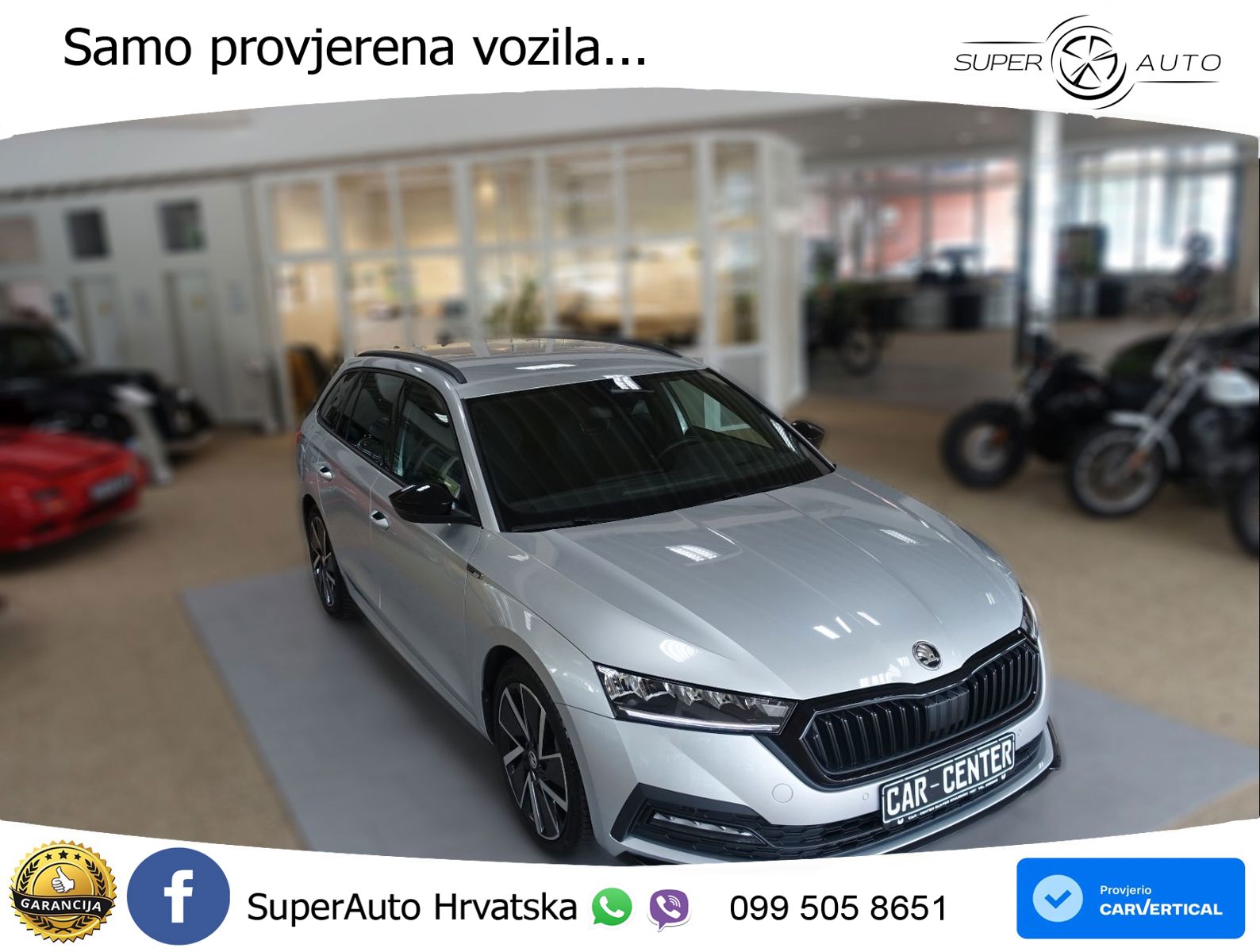 Škoda Octavia Combi 2.0 TDI (150 KS) DSG SportLine LED+GR SJED+ACC