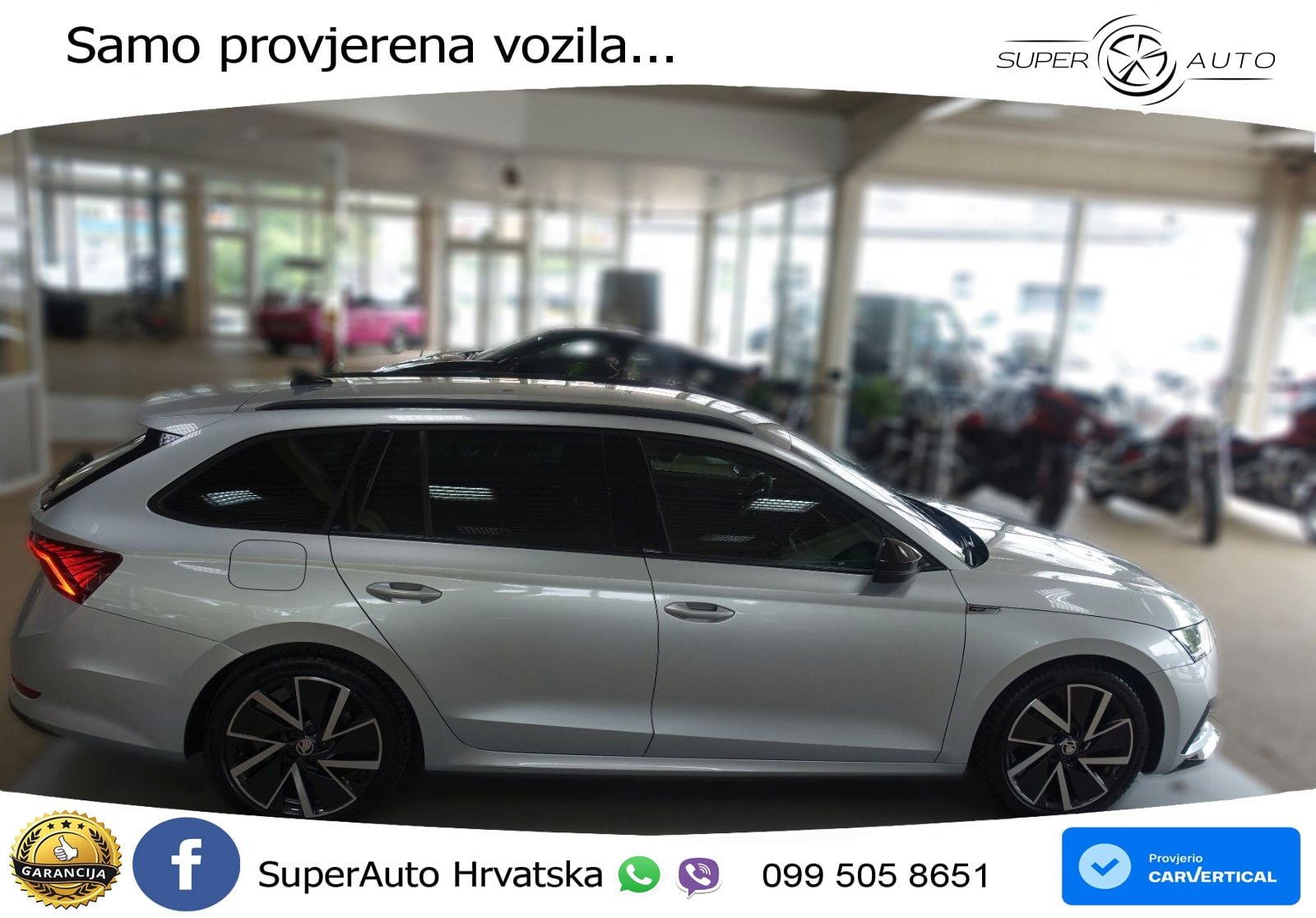 Škoda Octavia Combi 2.0 TDI (150 KS) DSG SportLine LED+GR SJED+ACC