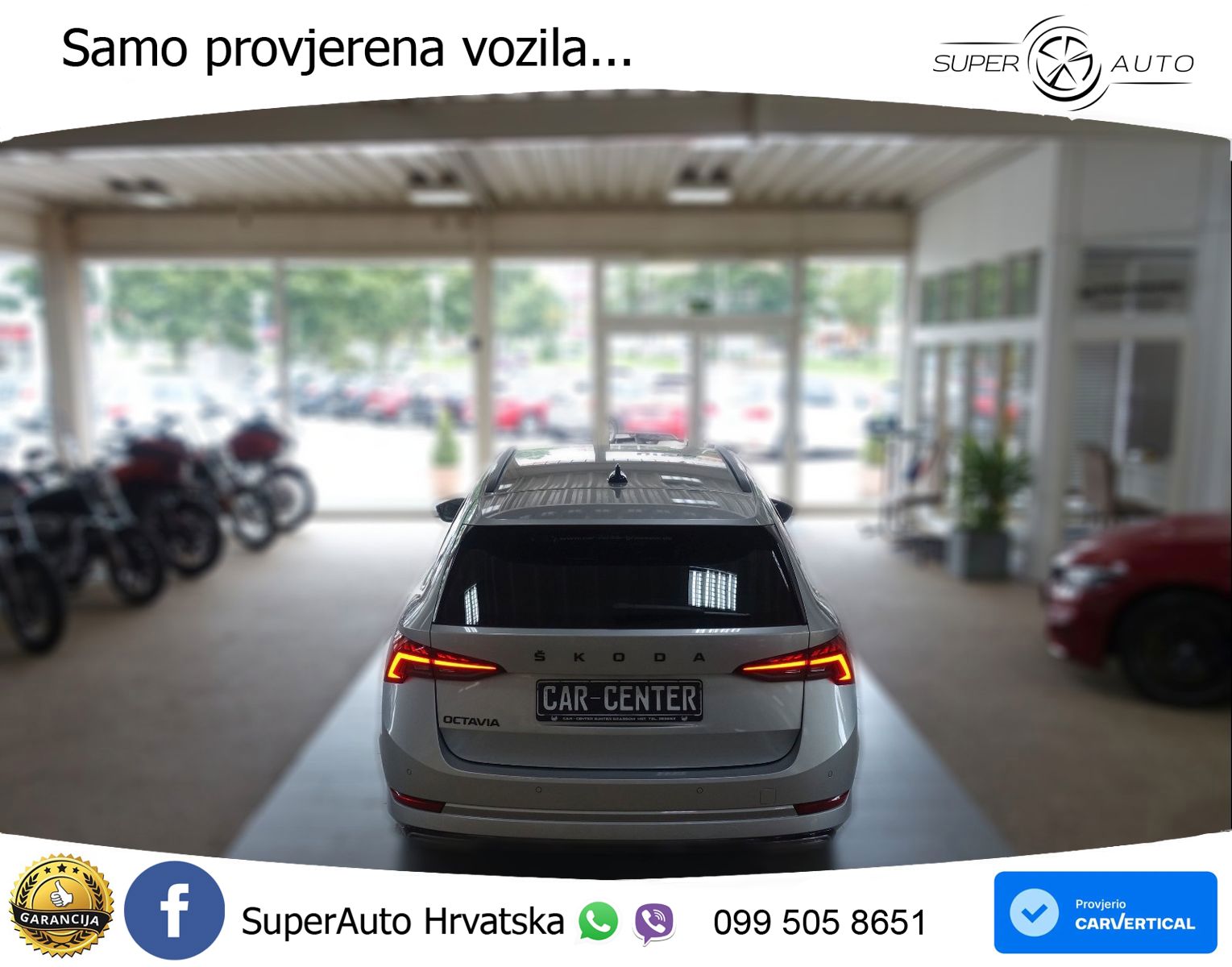 Škoda Octavia Combi 2.0 TDI (150 KS) DSG SportLine LED+GR SJED+ACC