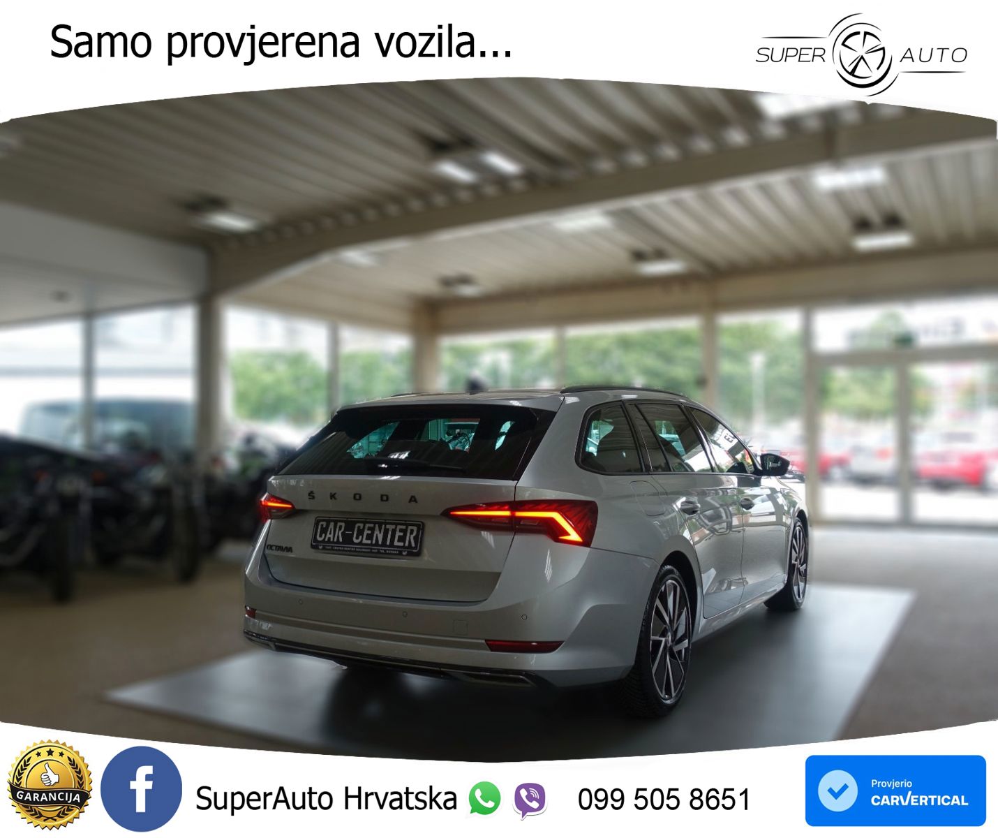 Škoda Octavia Combi 2.0 TDI (150 KS) DSG SportLine LED+GR SJED+ACC