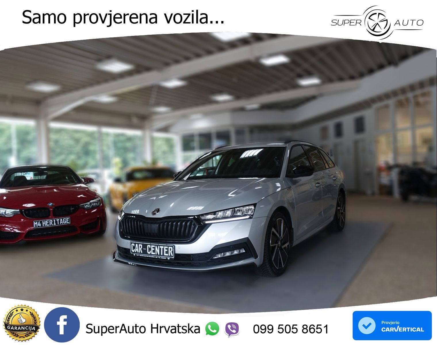 Škoda Octavia Combi 2.0 TDI (150 KS) DSG SportLine LED+GR SJED+ACC