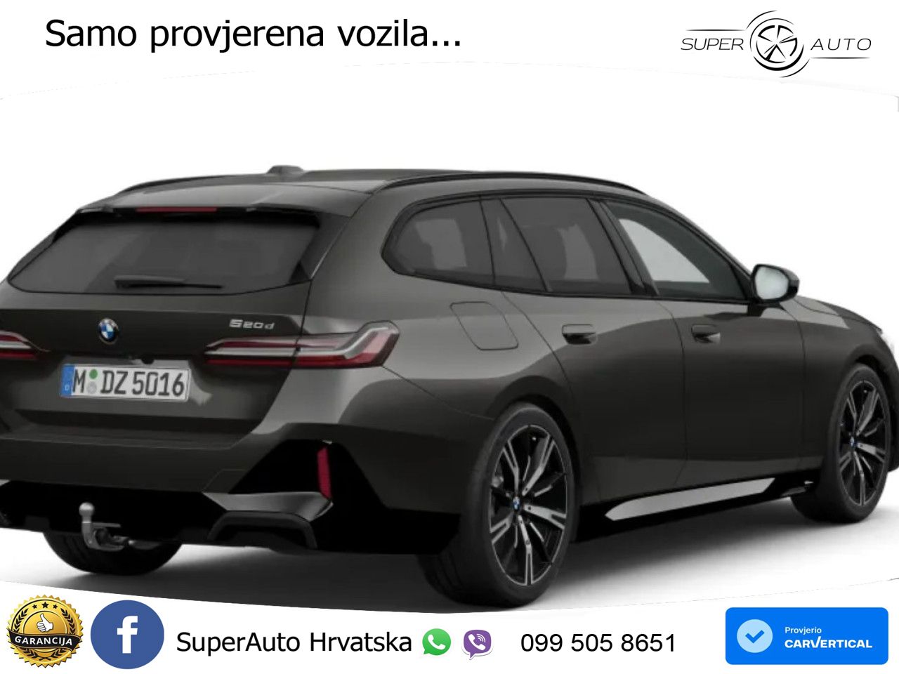 BMW 520d Touring (197 KS) xDrive Steptronic M Sport LED+GR SJED+ACC
