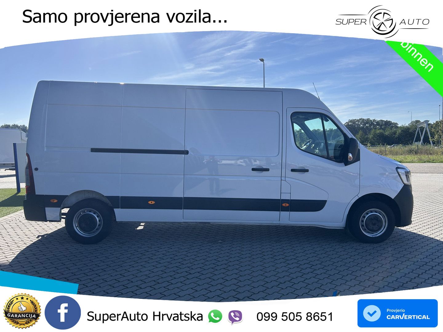 Renault Master T35 150 L3H2 Trekhaak + Winterbanden 150 KS