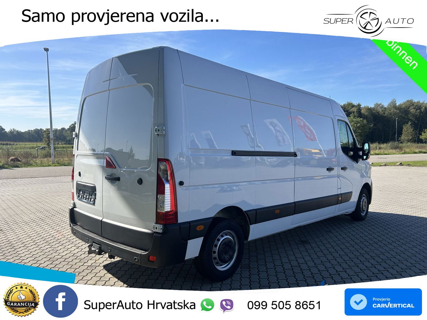 Renault Master T35 150 L3H2 Trekhaak + Winterbanden 150 KS