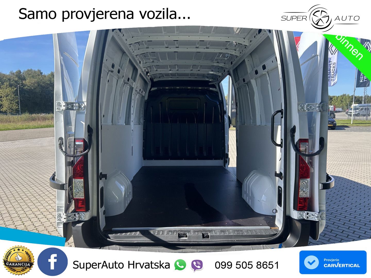 Renault Master T35 150 L3H2 Trekhaak + Winterbanden 150 KS