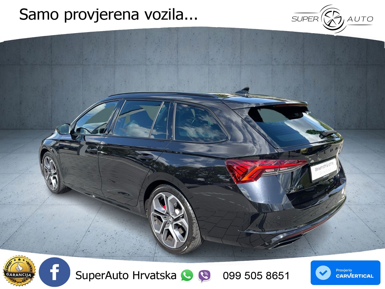 Škoda Octavia Combi RS 2.0 TSI (245 KS) DSG LED+GR SJED+ACC