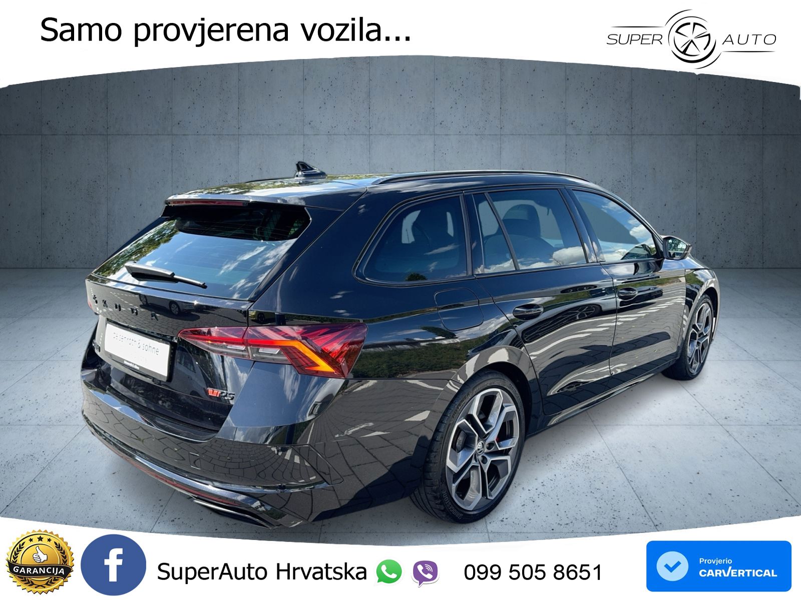 Škoda Octavia Combi RS 2.0 TSI (245 KS) DSG LED+GR SJED+ACC