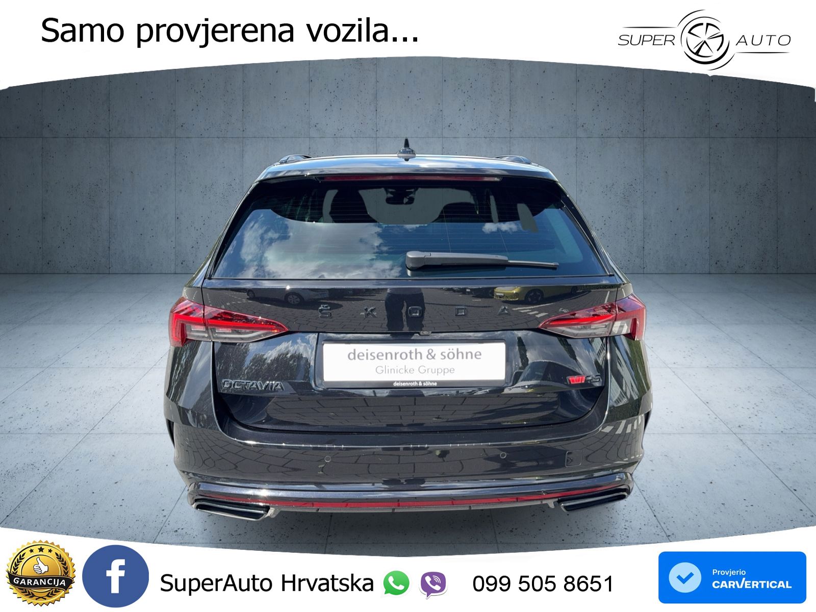 Škoda Octavia Combi RS 2.0 TSI (245 KS) DSG LED+GR SJED+ACC