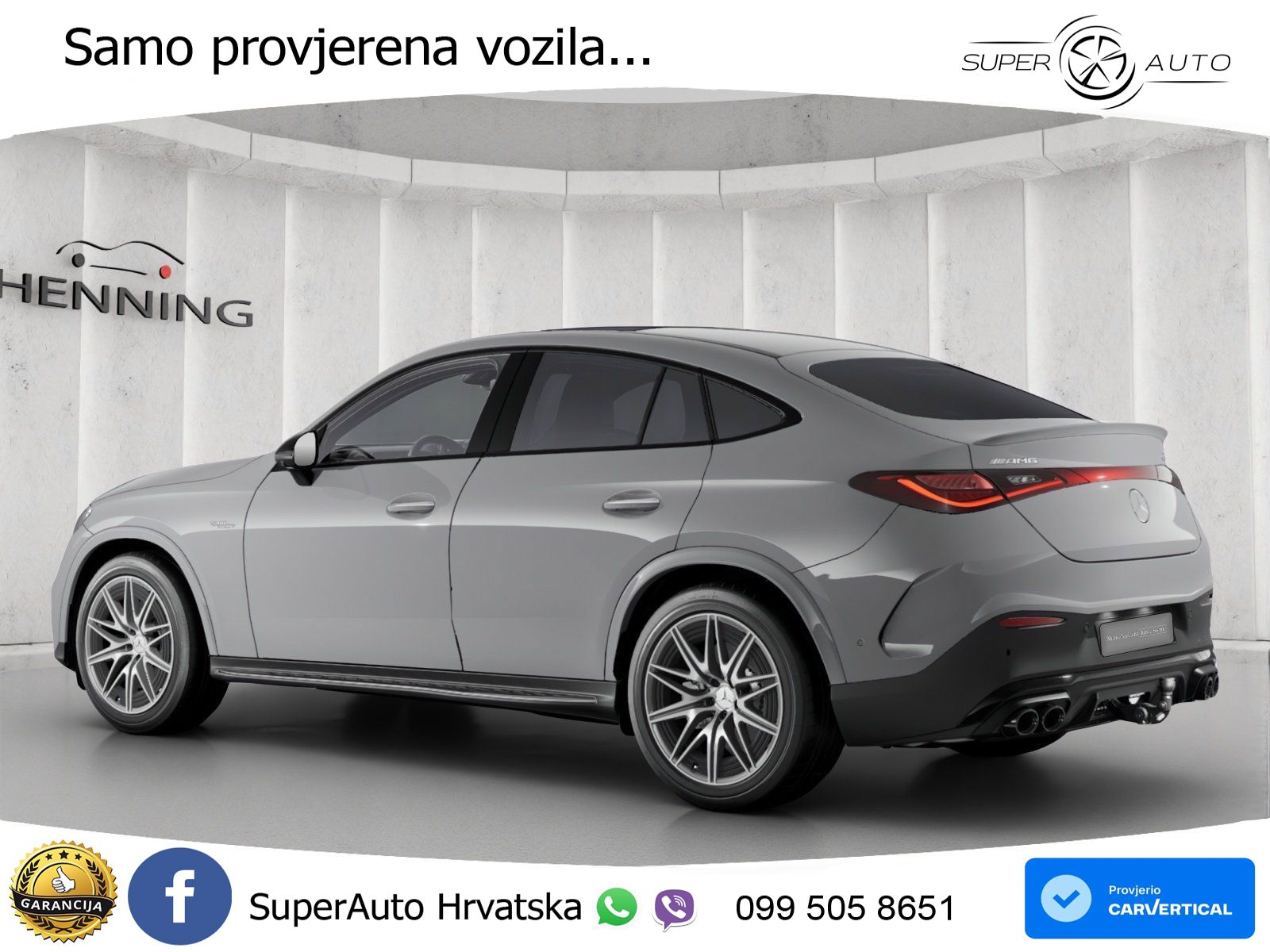 Mercedes GLC Coupe AMG GLC 43 (421 KS) 4MATIC AMG SPEEDSHIFT MCT 9G ACC+GR SJED+360+PANO