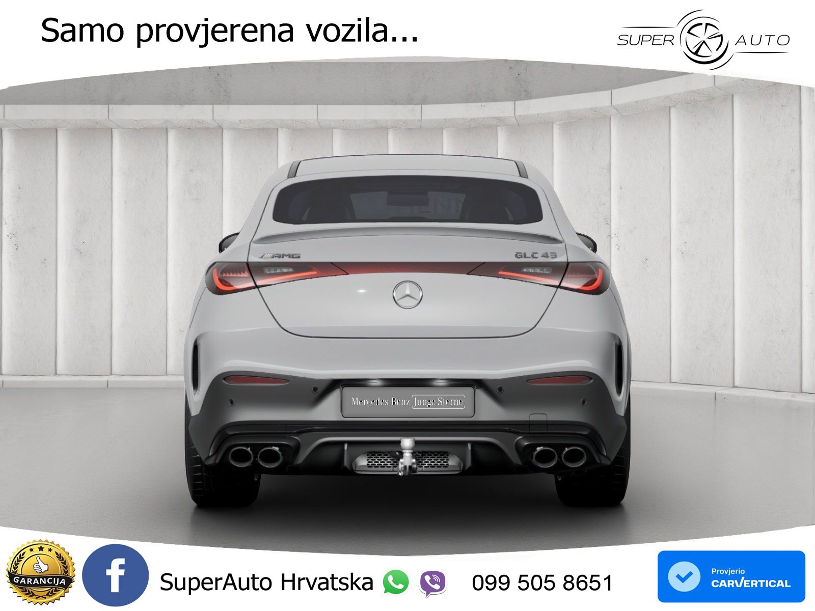 Mercedes GLC Coupe AMG GLC 43 (421 KS) 4MATIC AMG SPEEDSHIFT MCT 9G ACC+GR SJED+360+PANO
