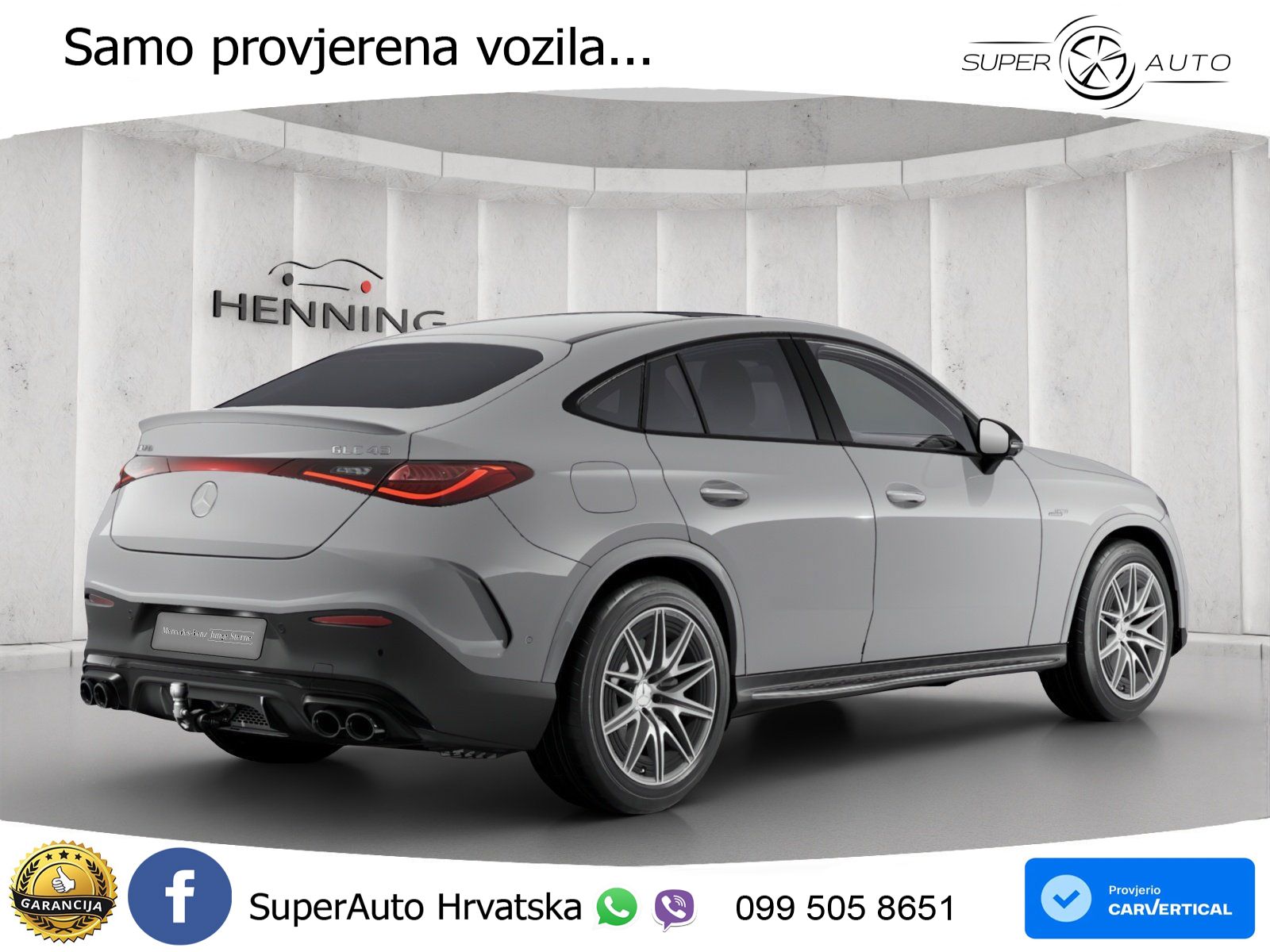 Mercedes GLC Coupe AMG GLC 43 (421 KS) 4MATIC AMG SPEEDSHIFT MCT 9G ACC+GR SJED+360+PANO