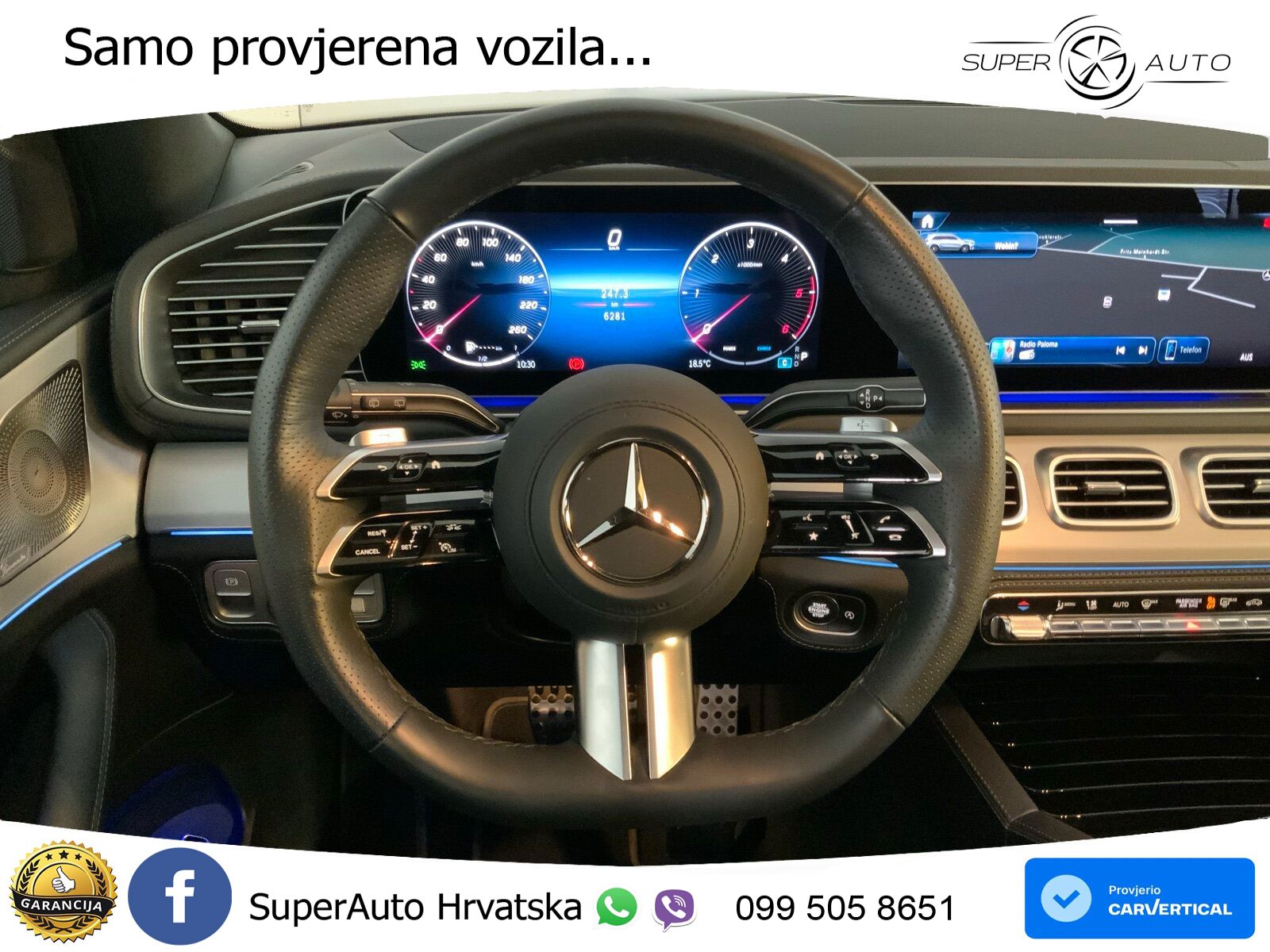 Mercedes-Benz GLS GLS 450d EQ Boost 4MATIC 9G-TRONIC AMG ZRAČNI+ACC+GR SJED+360+PANO