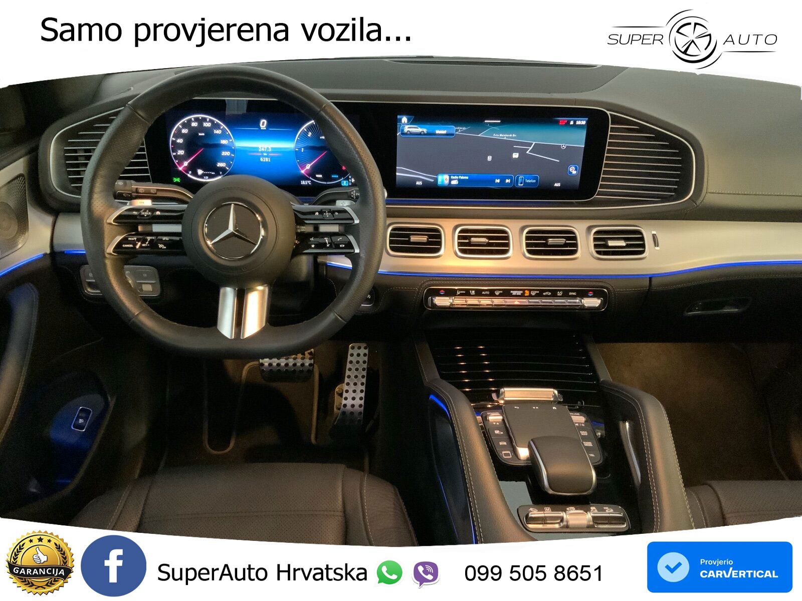 Mercedes-Benz GLS GLS 450d EQ Boost 4MATIC 9G-TRONIC AMG ZRAČNI+ACC+GR SJED+360+PANO