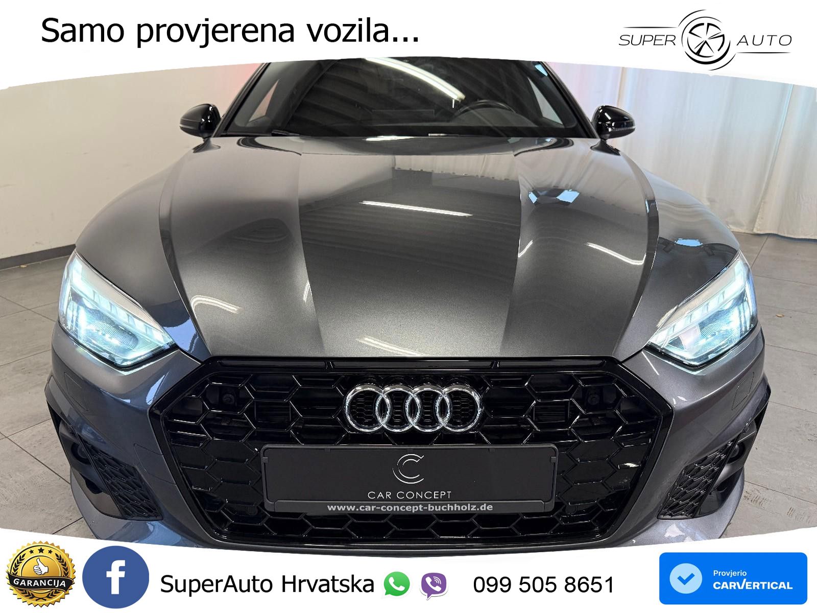 Audi A5 Sportback  40 TFSI (204 KS) S tronic S line MATRIX+GR SJED+KAM