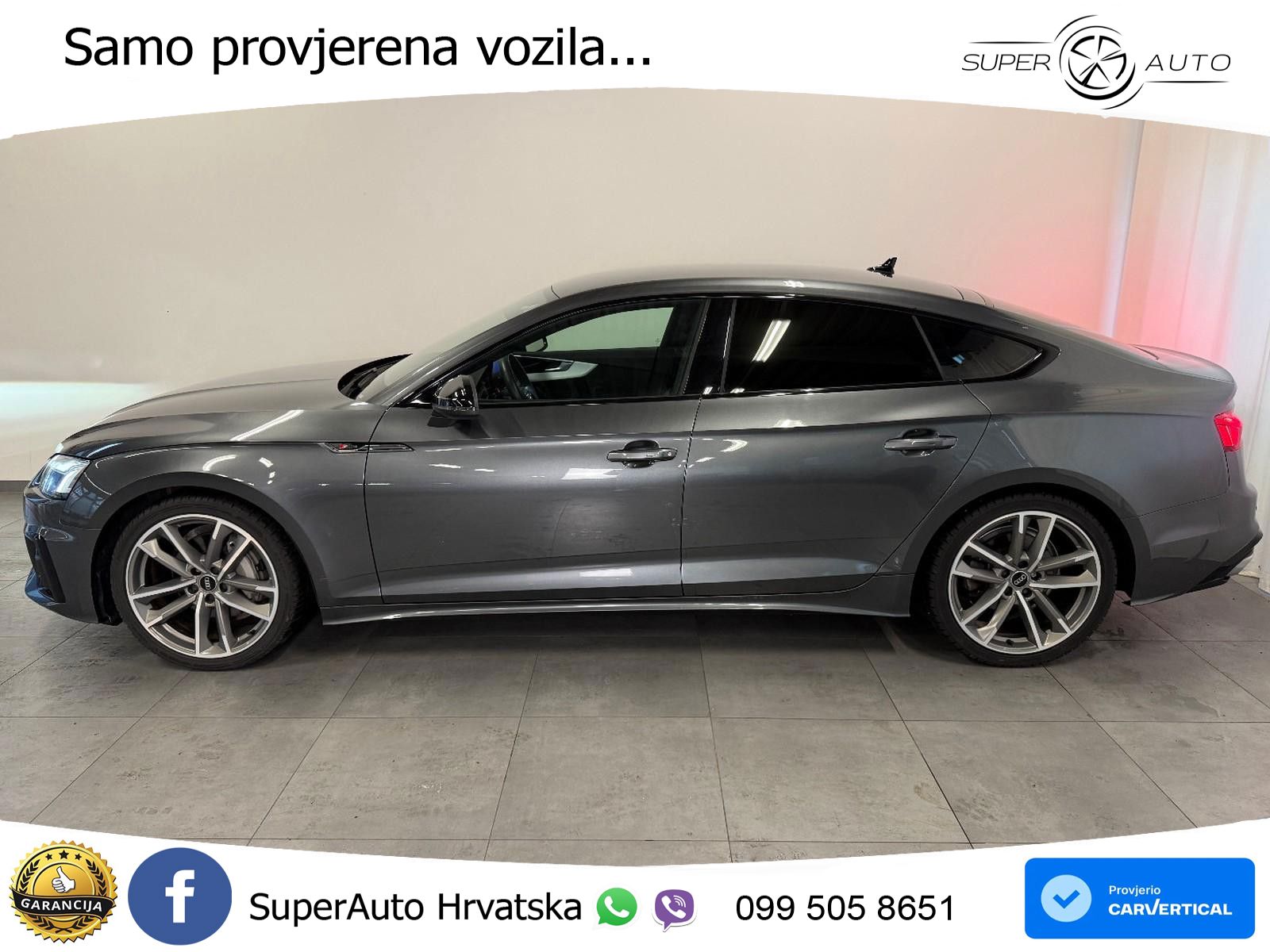Audi A5 Sportback  40 TFSI (204 KS) S tronic S line MATRIX+GR SJED+KAM