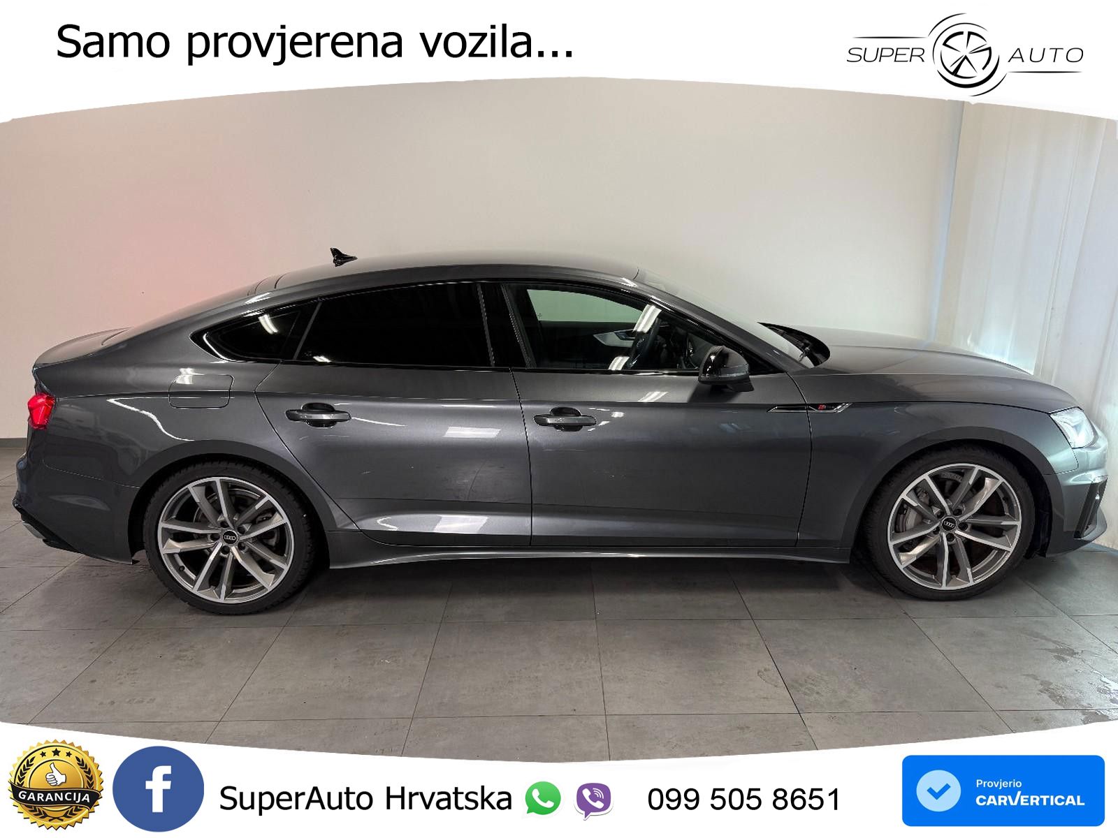 Audi A5 Sportback  40 TFSI (204 KS) S tronic S line MATRIX+GR SJED+KAM
