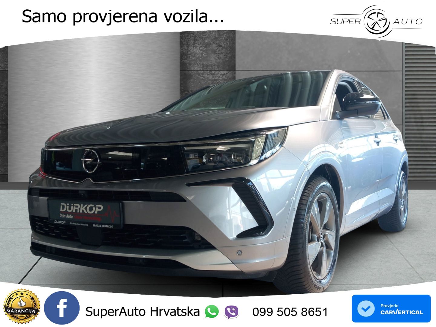 Opel Grandland 1.2i Turbo (130 KS) Elegance LED+GR SJED+ACC