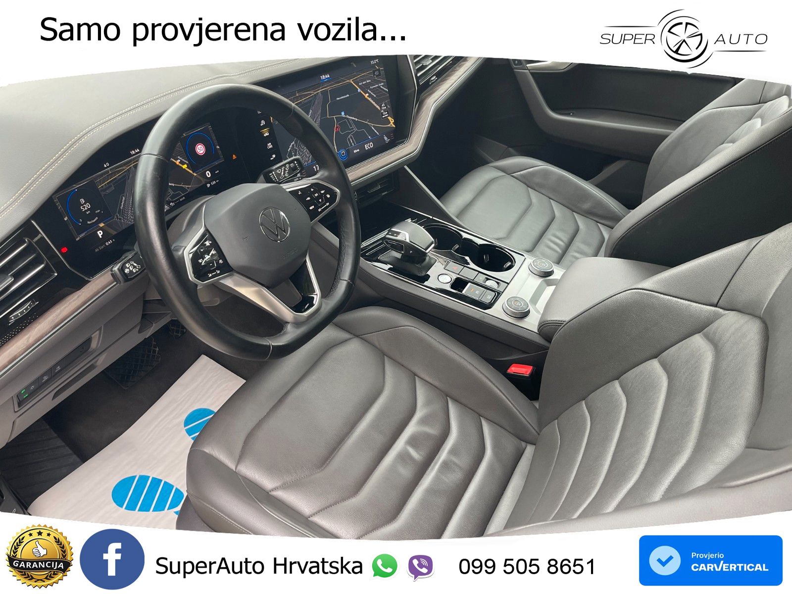 Volkswagen Touareg 3.0 V6 TDI (286 KS) 4MOTION Tiptronic R-Line ZRAČNI+ACC+4xGR SJED+KAM
