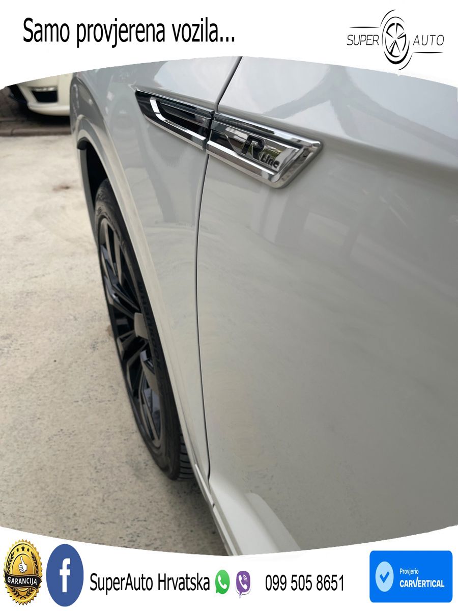 Volkswagen Touareg 3.0 V6 TDI (286 KS) 4MOTION Tiptronic R-Line ZRAČNI+ACC+4xGR SJED+KAM