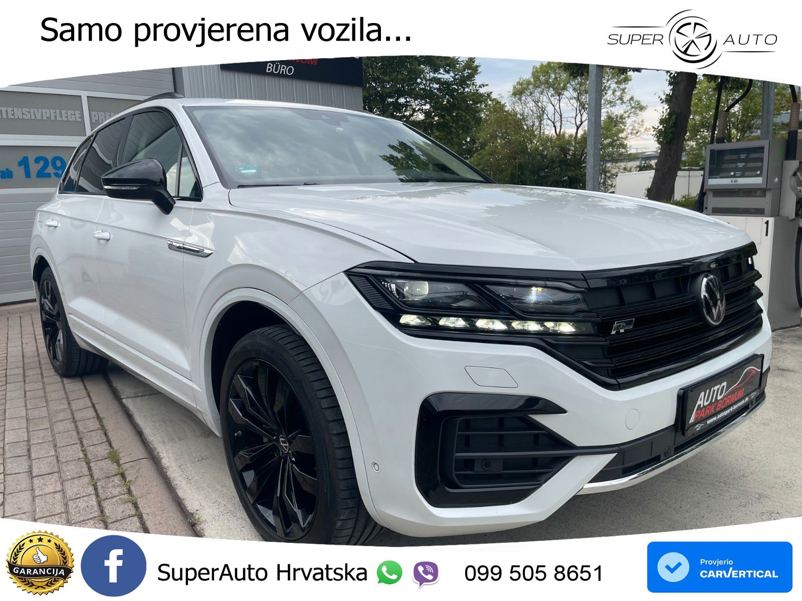 Volkswagen Touareg 3.0 V6 TDI (286 KS) 4MOTION Tiptronic R-Line ZRAČNI+ACC+4xGR SJED+KAM