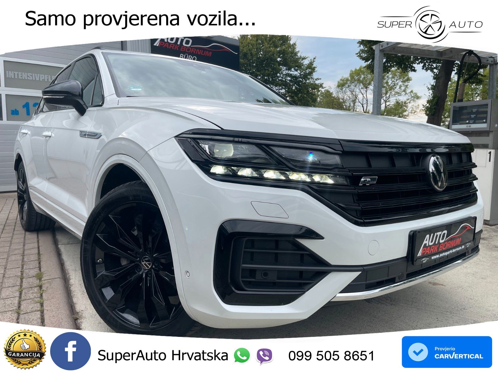 Volkswagen Touareg 3.0 V6 TDI (286 KS) 4MOTION Tiptronic R-Line ZRAČNI+ACC+4xGR SJED+KAM