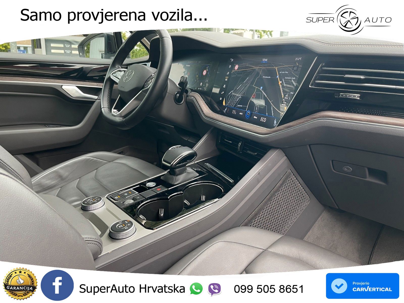 Volkswagen Touareg 3.0 V6 TDI (286 KS) 4MOTION Tiptronic R-Line ZRAČNI+ACC+4xGR SJED+KAM