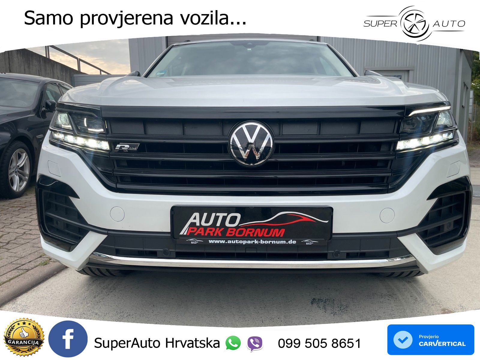 Volkswagen Touareg 3.0 V6 TDI (286 KS) 4MOTION Tiptronic R-Line ZRAČNI+ACC+4xGR SJED+KAM