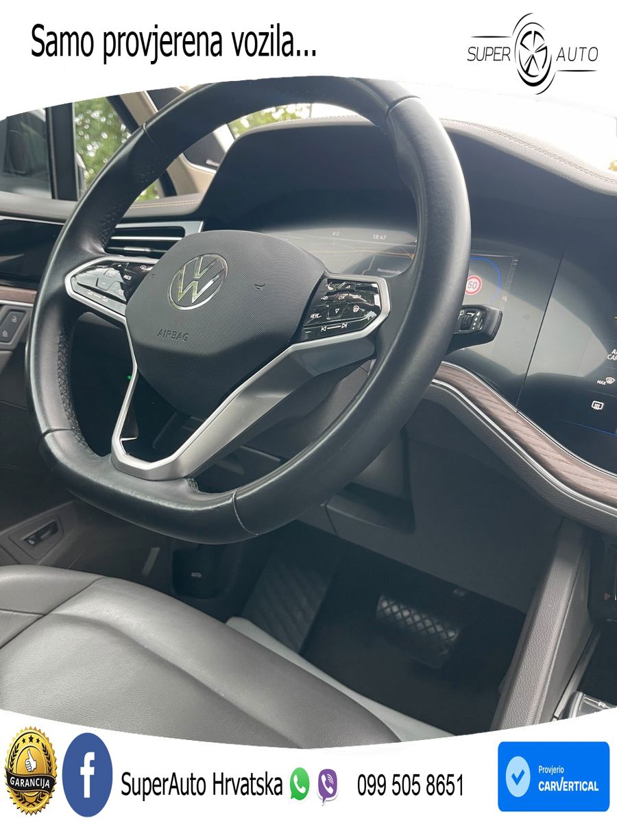 Volkswagen Touareg 3.0 V6 TDI (286 KS) 4MOTION Tiptronic R-Line ZRAČNI+ACC+4xGR SJED+KAM