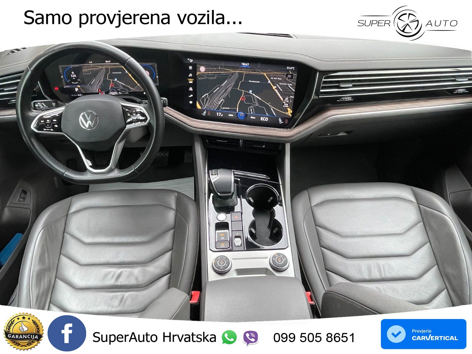 Volkswagen Touareg 3.0 V6 TDI (286 KS) 4MOTION Tiptronic R-Line ZRAČNI+ACC+4xGR SJED+KAM