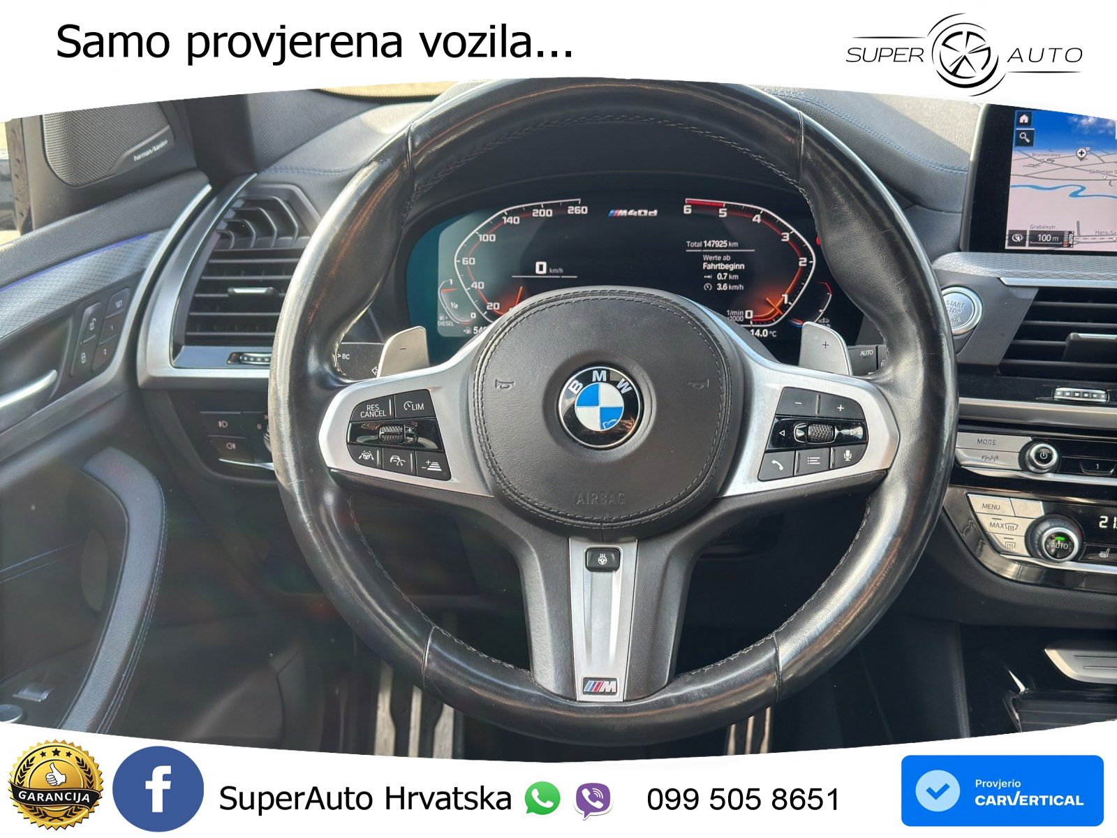 BMW X3 M40d xDrive Steptronic LED+GR SJED+ACC